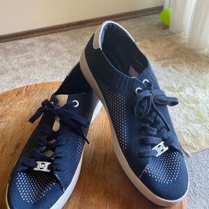 Michael Kors Blue and White Sneakers